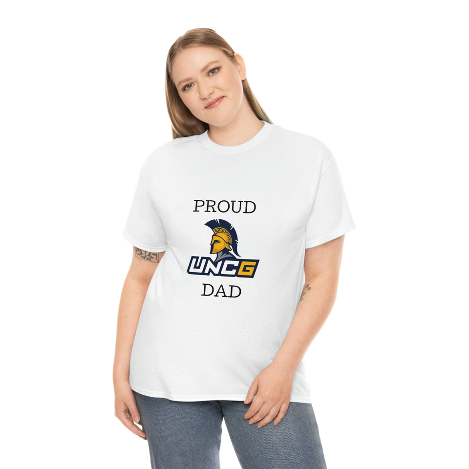 Proud UNCG Dad Cotton Tee
