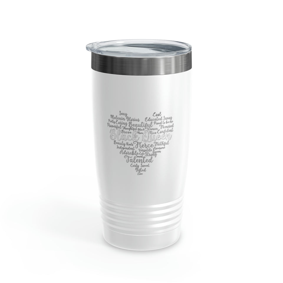 Black Queen Ringneck Tumbler, 20oz