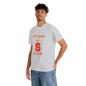 H*ll Yeah! Syracuse University Senior Unisex Heavy Cotton Tee