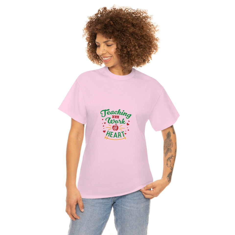Work of Heart Cotton Tee