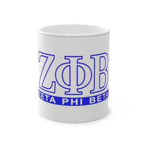 Zeta Phi Beta Magic Mug, 11oz
