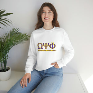 Omega Psi Phi Unisex Heavy Blend™ Crewneck Sweatshirt