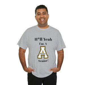 H*ll Yeah! App State Senior Unisex Heavy Cotton Tee
