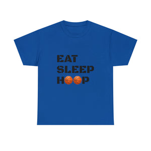 Eat Sleep Hoop Unisex Heavy Cotton Tee