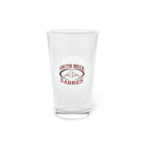 South Meck HS Pint Glass, 16oz