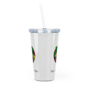 Black Chefs Matter Plastic Tumbler with Straw