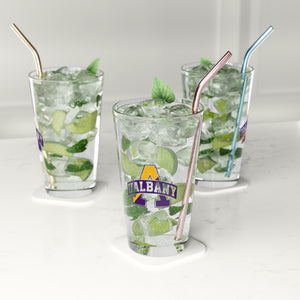 Albany State Pint Glass, 16oz