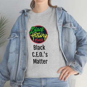 Black C.E.O.'s Matter Cotton Tee