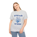 H*ll Yeah! Fayetteville State Broncos Senior Unisex Heavy Cotton Tee