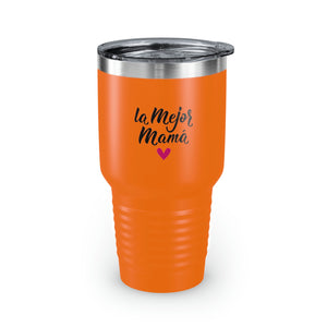 The Best Mom Ringneck Tumbler, 30oz