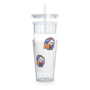 Marvin Ridge HS Plastic Tumbler with Straw