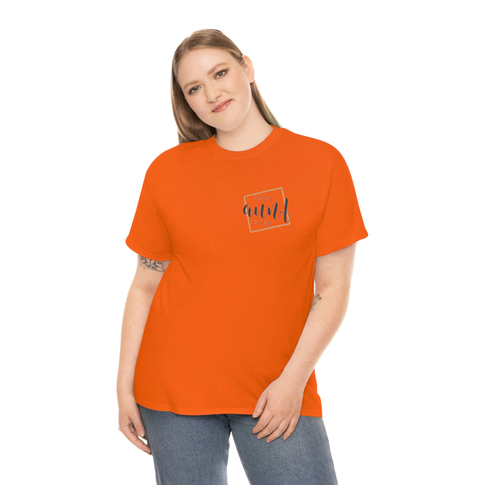 Best Aunt Ever Unisex Heavy Cotton Tee