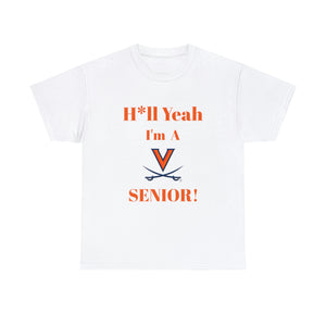 H*ll Yeah! Virginia Cavaliers Senior Unisex Heavy Cotton Tee