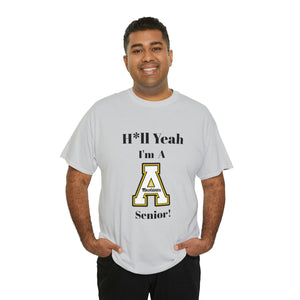 H*ll Yeah! App State Senior Unisex Heavy Cotton Tee