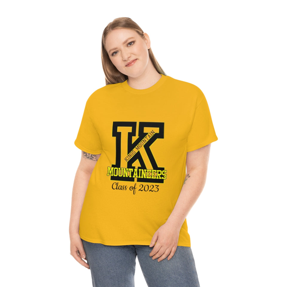 Kings Mountain High School Class of 2023 Unisex Heavy Cotton Tee