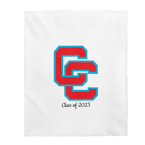 Charlotte Catholic Class of 2023 Velveteen Plush Blanket