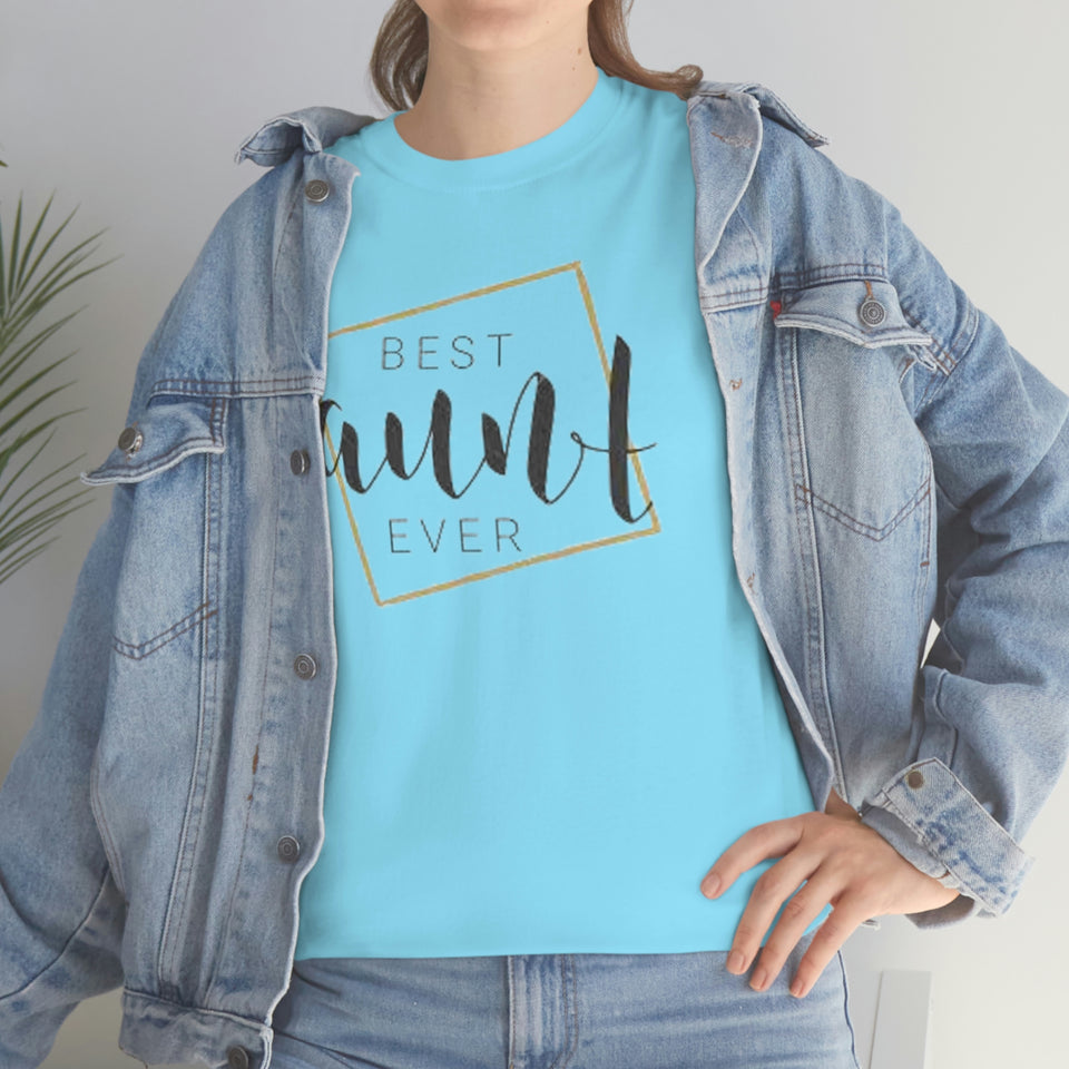 Best Aunt Ever Unisex Heavy Cotton Tee
