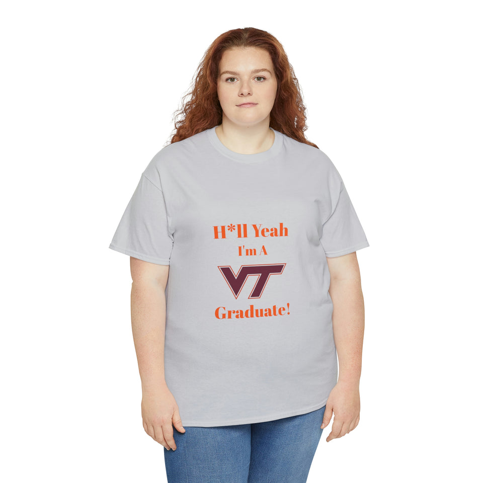 H*ll Yeah! Virginia Tech Unisex Heavy Cotton Tee