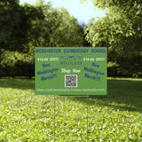 Weddington Elementary School Plastic Yard Sign
