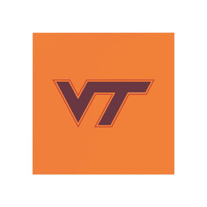 Virginia Tech Square Magnet