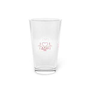 Delta Heartbeat Pint Glass, 16oz