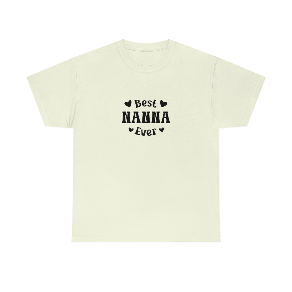 Best Nanna Ever Unisex Heavy Cotton Tee
