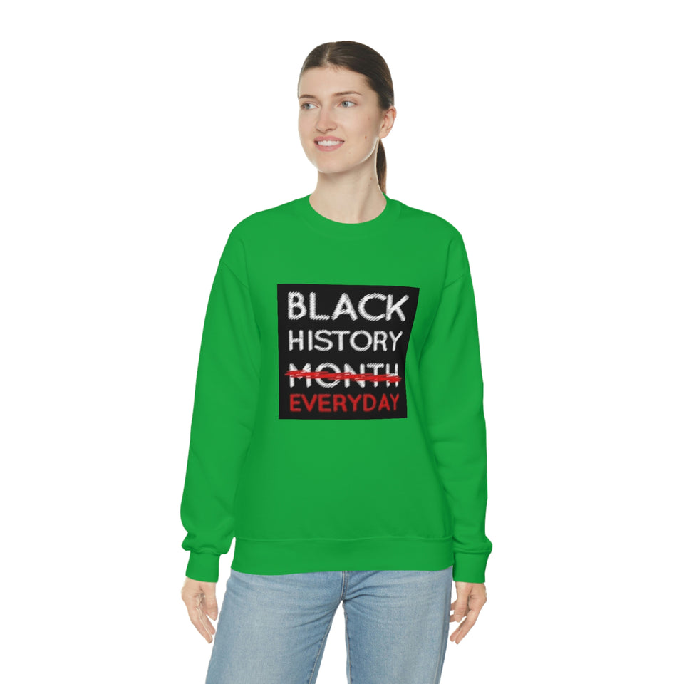 Black History Everyday Unisex Heavy Blend™ Crewneck Sweatshirt