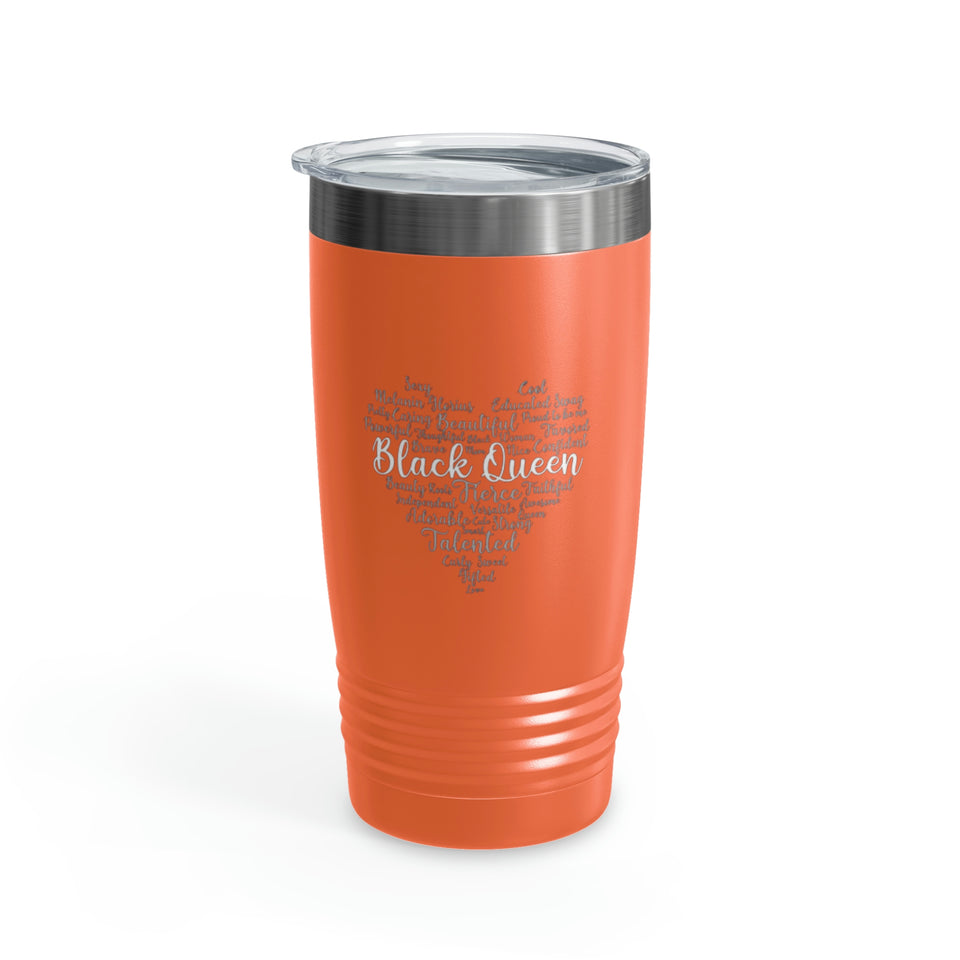 Black Queen Ringneck Tumbler, 20oz