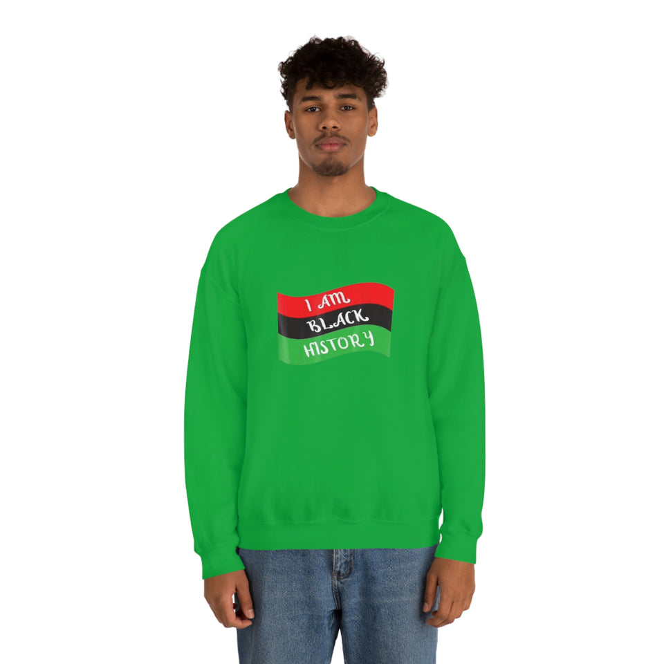 I Am Black History Unisex Heavy Blend™ Crewneck Sweatshirt