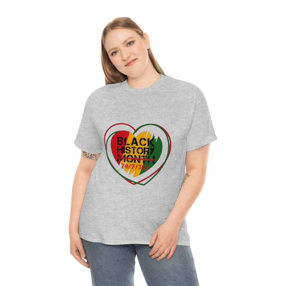 Black History 24/7/365 Cotton Tee