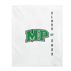 Myers Park Class of 2023 Velveteen Plush Blanket
