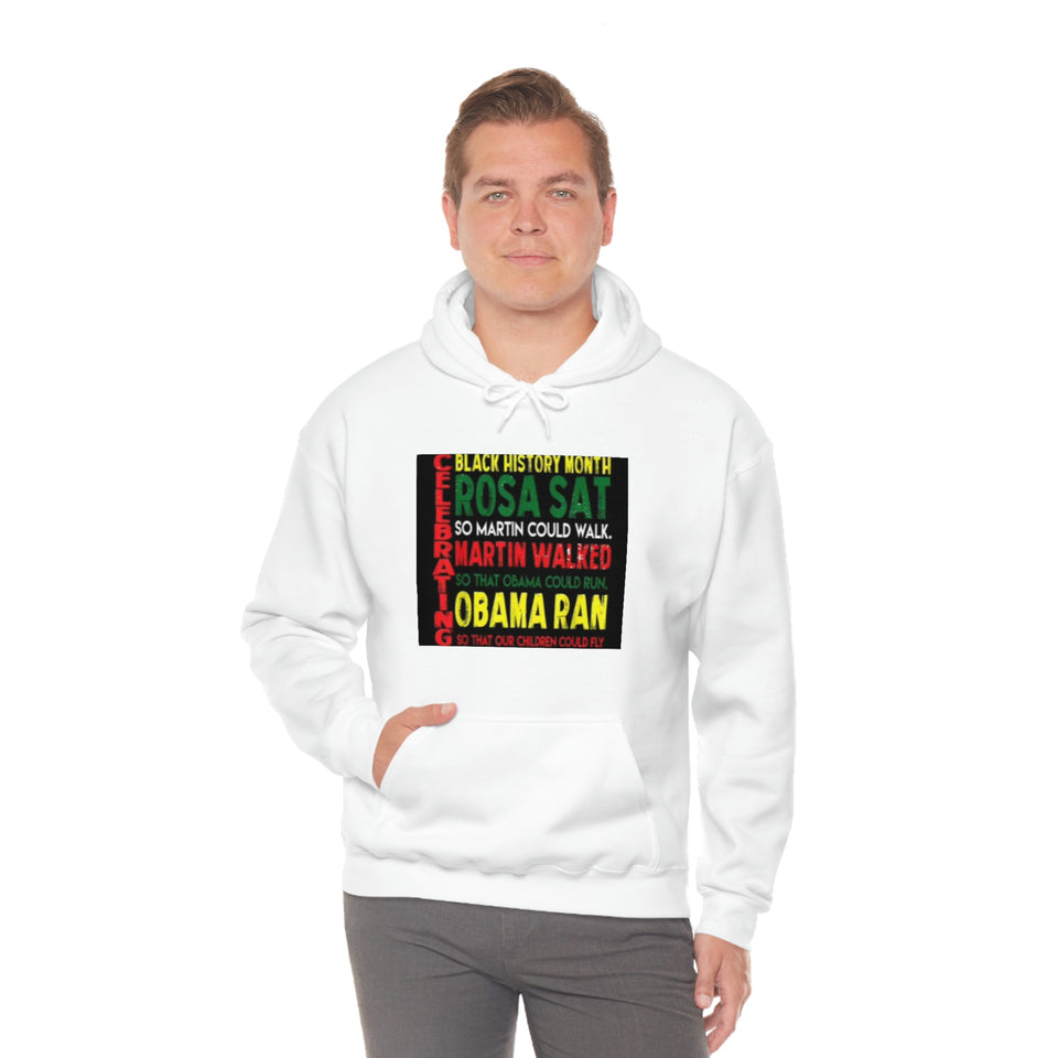 Celebrating Black History Month Unisex Heavy Blend™ Hooded Sweatshirt
