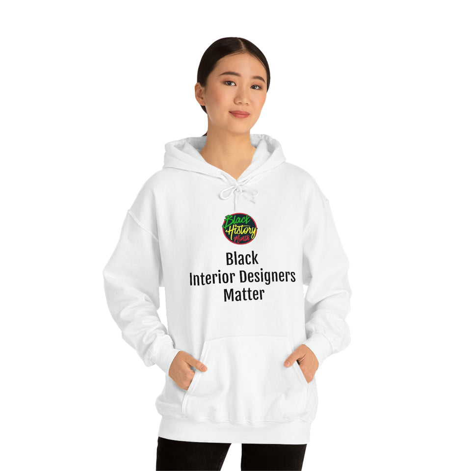 Black Graphic Designers Matter Hooded Sweatshirt