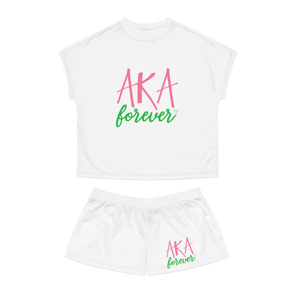 AKA Forever Women's Short Pajama Set