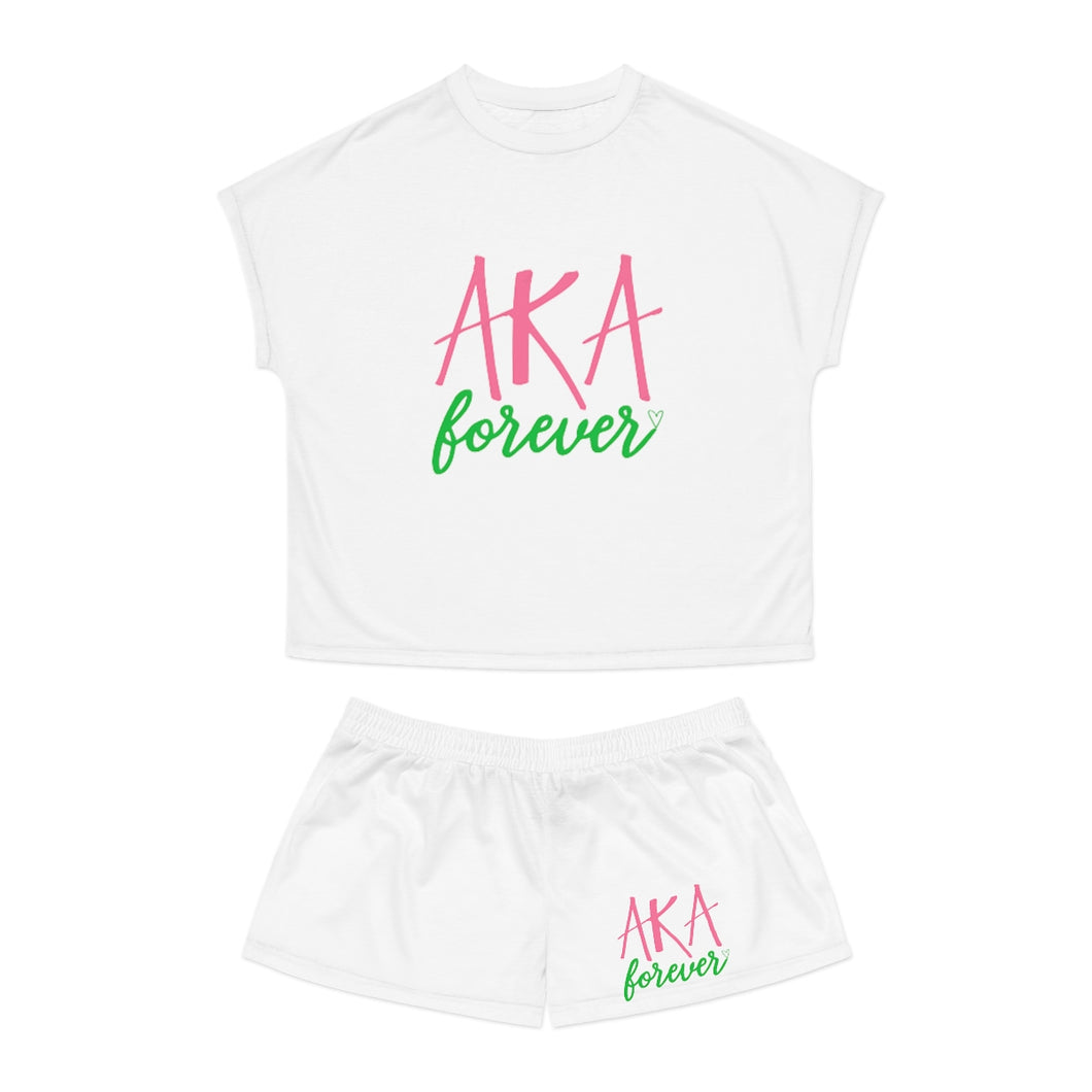 AKA Forever Women's Short Pajama Set