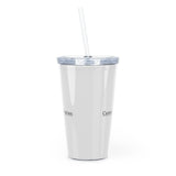 Carmel Christian Plastic Tumbler with Straw