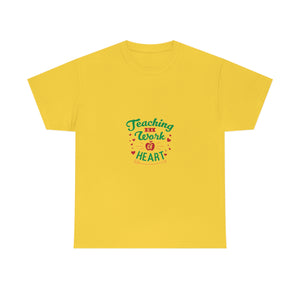 Work of Heart Cotton Tee