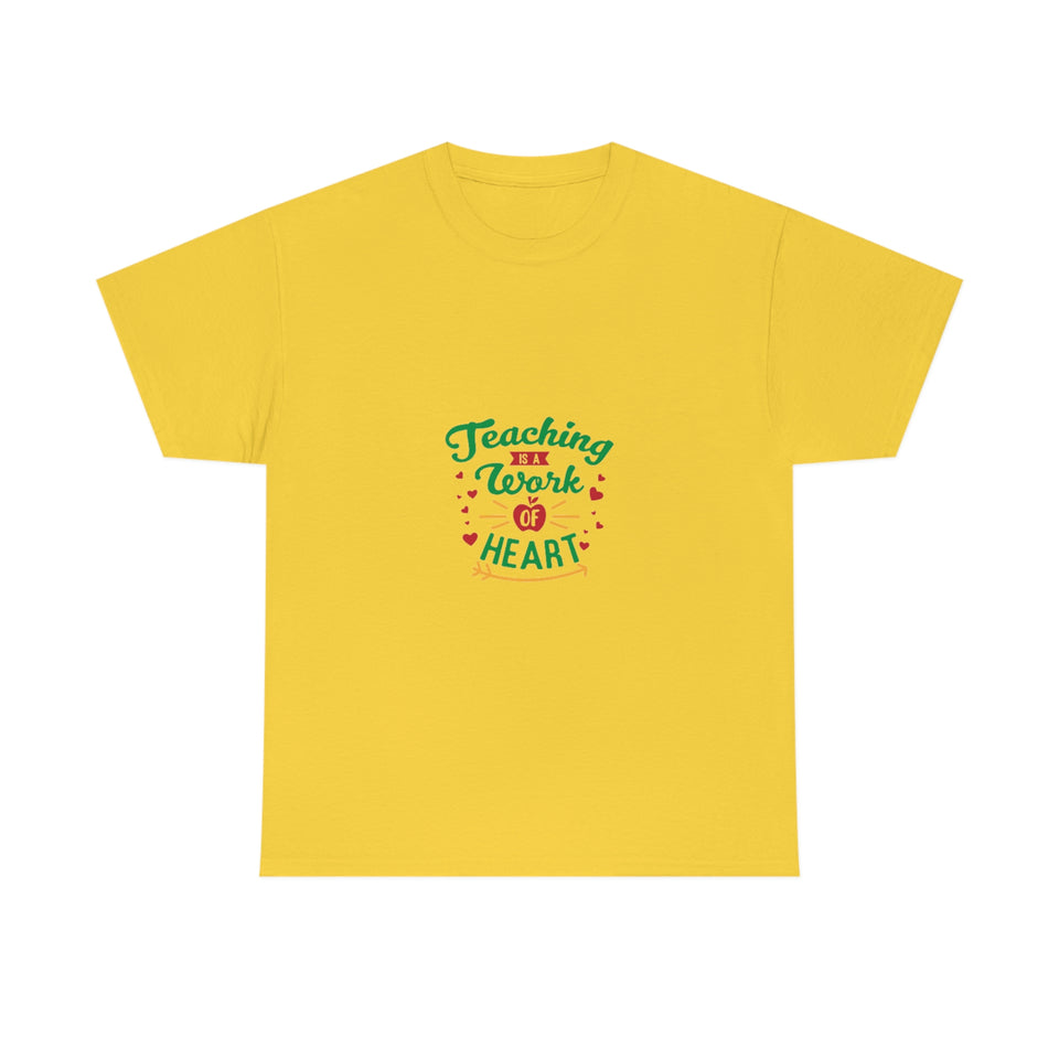 Work of Heart Cotton Tee