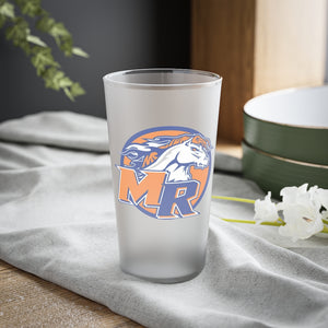 Marvin Ridge HS Frosted Pint Glass, 16oz