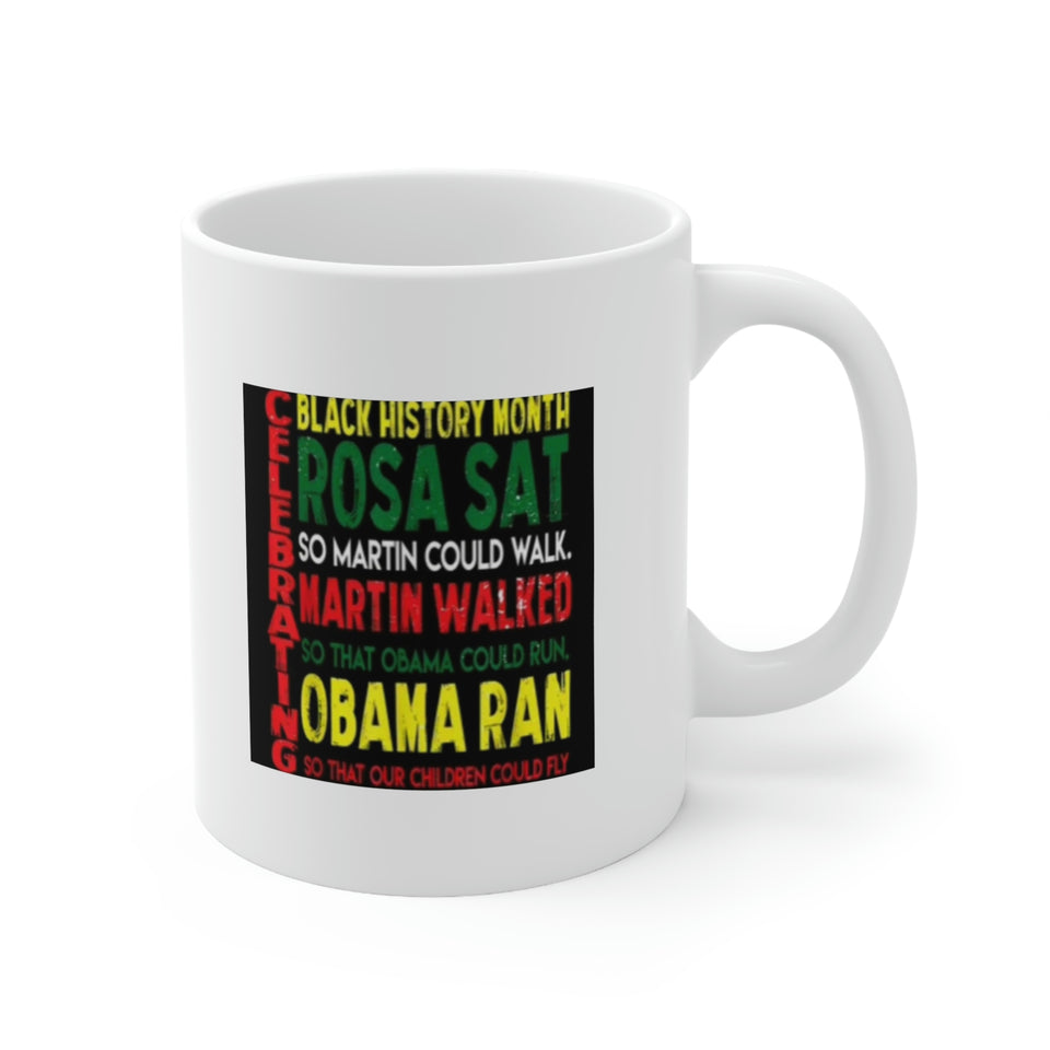 Celebrating Black History Month Ceramic Mug 11oz