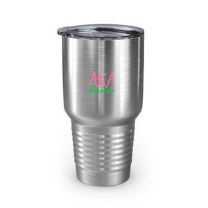 AKA Forever Ringneck Tumbler, 30oz (Small Lettering)