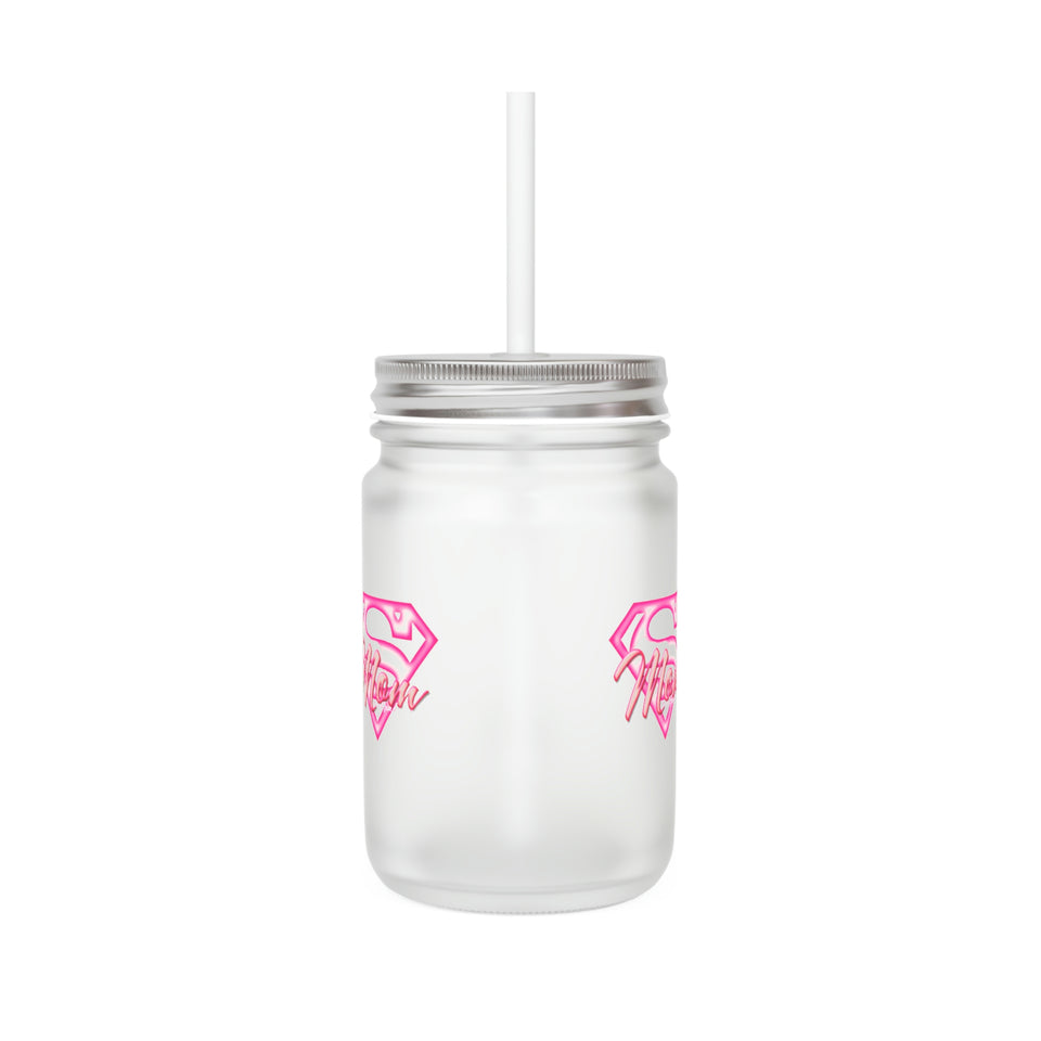 Today's Single Mom Superwoman Mason Jar