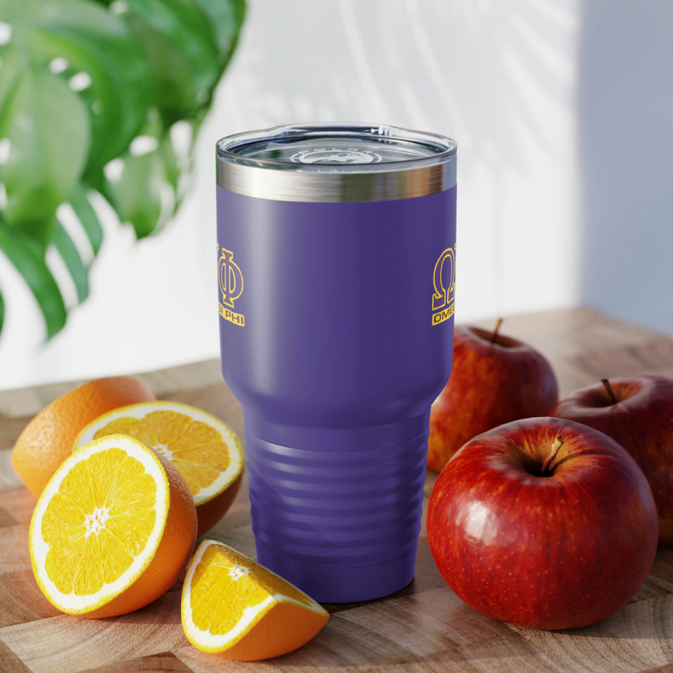 Omega Psi Phi Ringneck Tumbler, 30oz