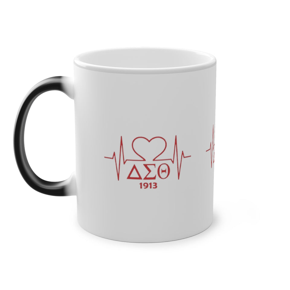 Delta Heartbeat Magic Mug, 11oz