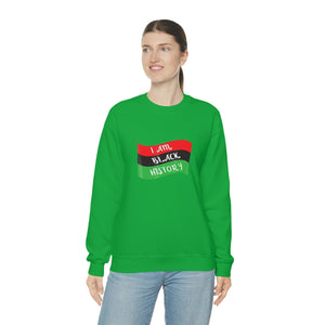 I Am Black History Unisex Heavy Blend™ Crewneck Sweatshirt