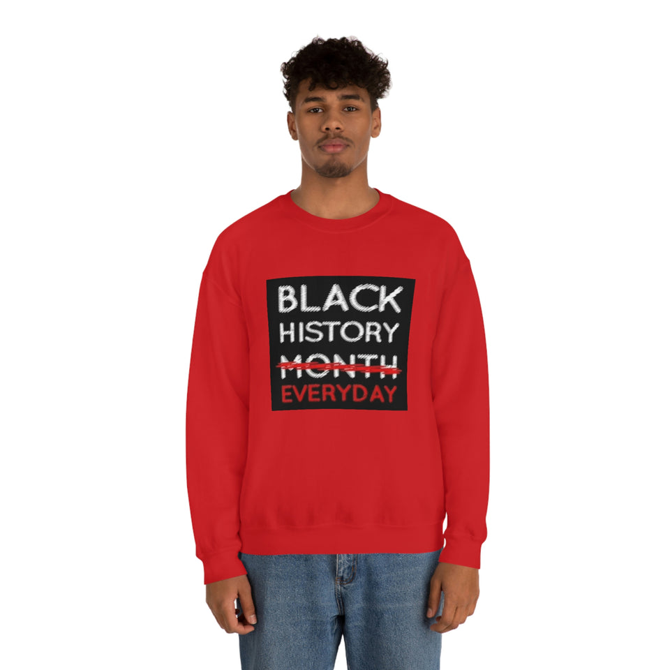Black History Everyday Unisex Heavy Blend™ Crewneck Sweatshirt