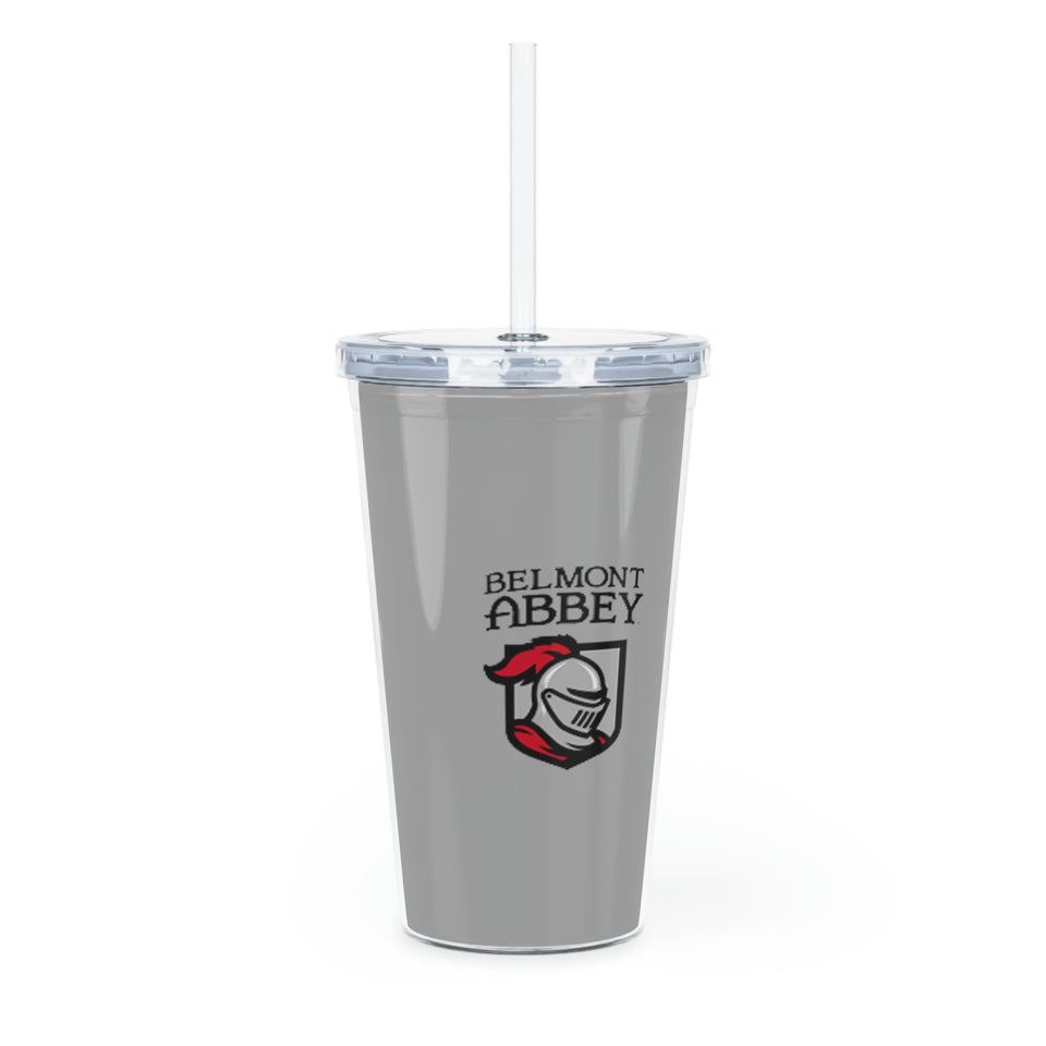 Belmont Abbey Plastic Tumbler with Straw