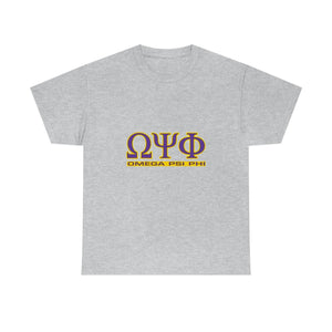 Omega Psi Phi Unisex Heavy Cotton Tee