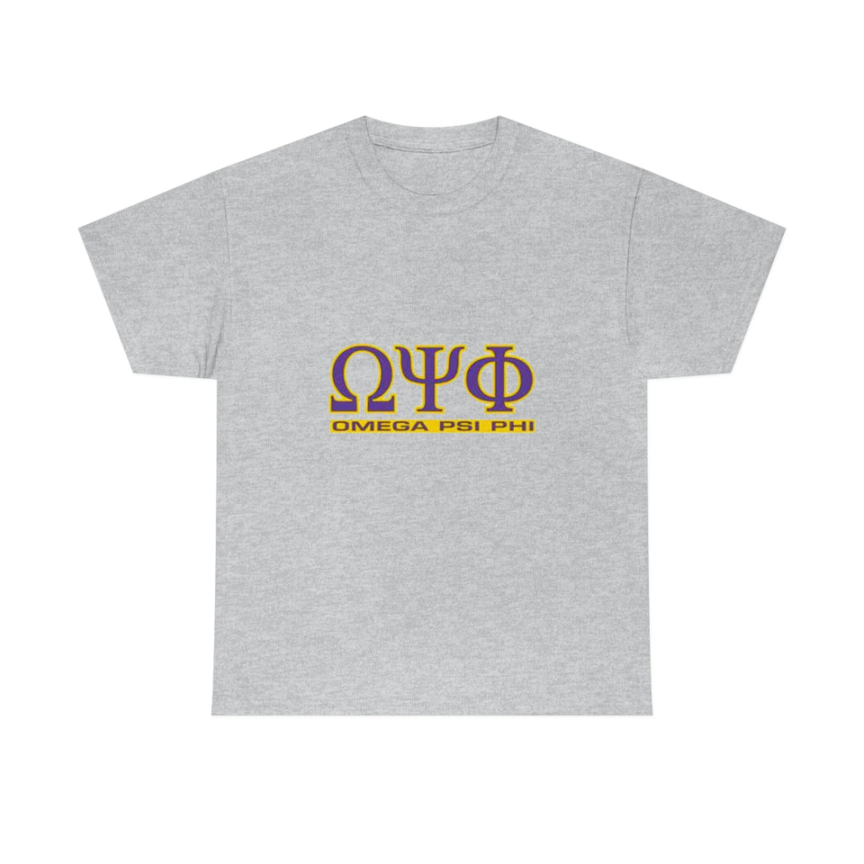Omega Psi Phi Unisex Heavy Cotton Tee