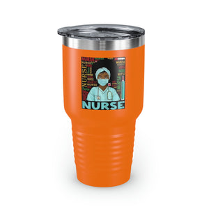 Black Nurse Ringneck Tumbler, 30oz